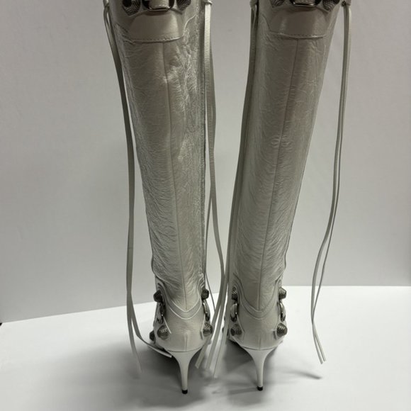 Balenciaga Women’s Cagole H90 Boot Optic White, Size US 10 M, C 40 - Picture 4 of 6